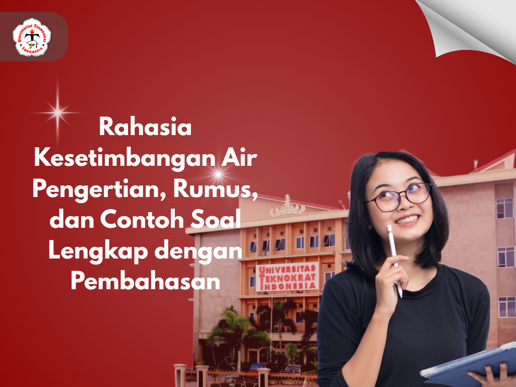 Rahasia Kesetimbangan Air Pengertian, Rumus, dan Contoh Soal Lengkap dengan Pembahasan