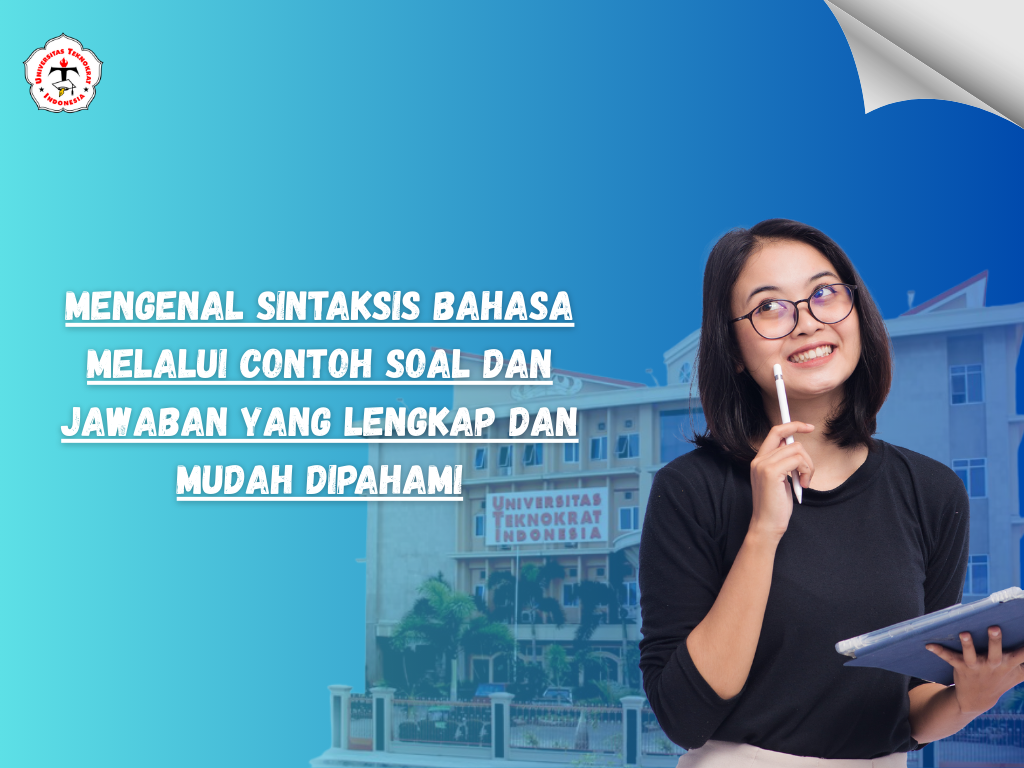 Mengenal Sintaksis Bahasa melalui Contoh Soal dan Jawaban yang Lengkap dan Mudah Dipahami