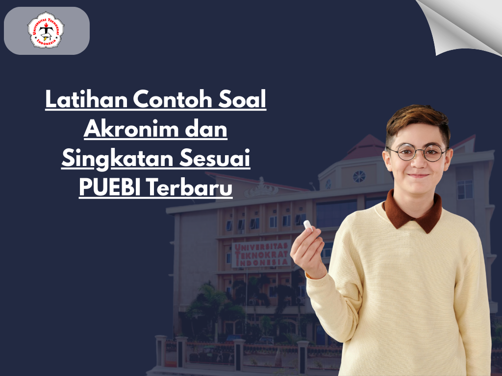 Latihan Contoh Soal Akronim dan Singkatan Sesuai PUEBI Terbaru