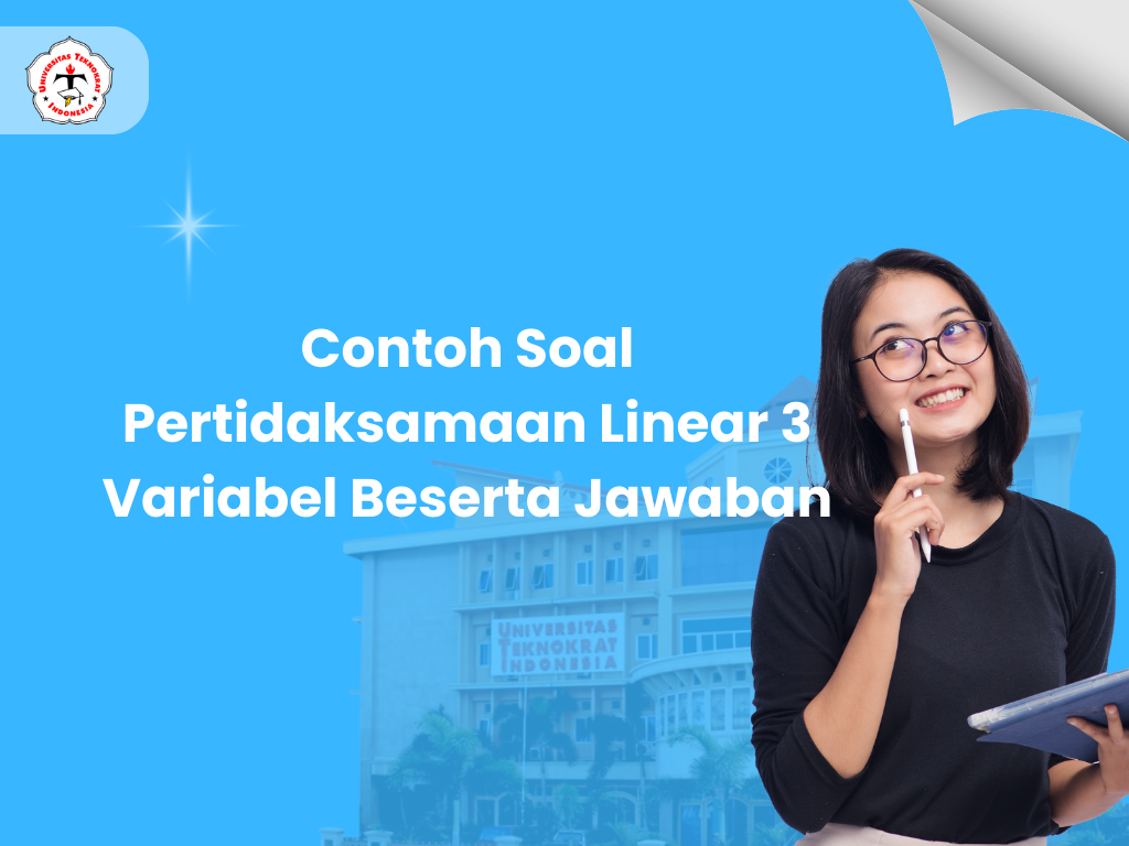 Contoh Soal Pertidaksamaan Linear 3 Variabel Beserta Jawaban