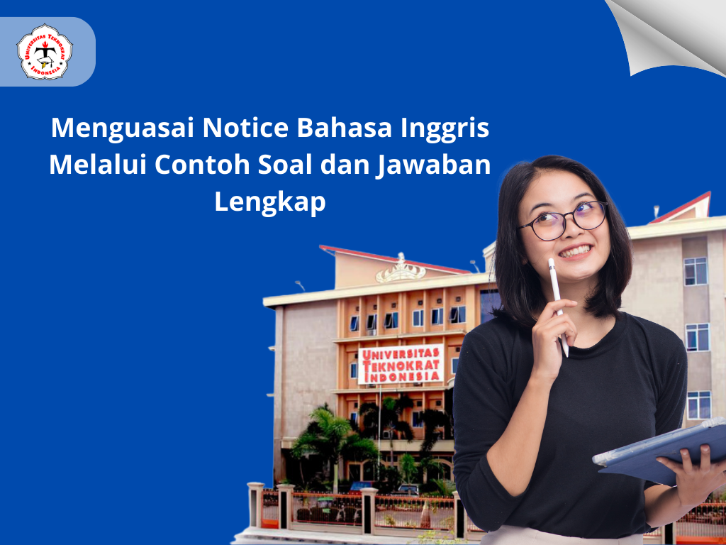 Menguasai Notice Bahasa Inggris Melalui Contoh Soal dan Jawaban Lengkap