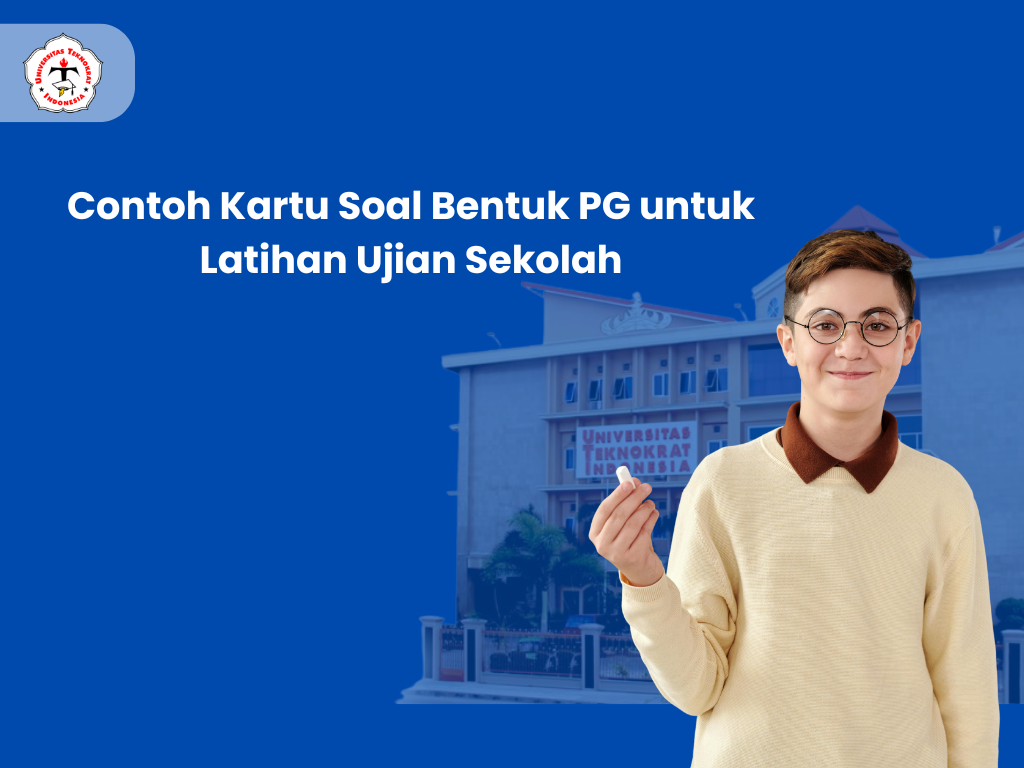 Contoh Kartu Soal Bentuk PG untuk Latihan Ujian Sekolah