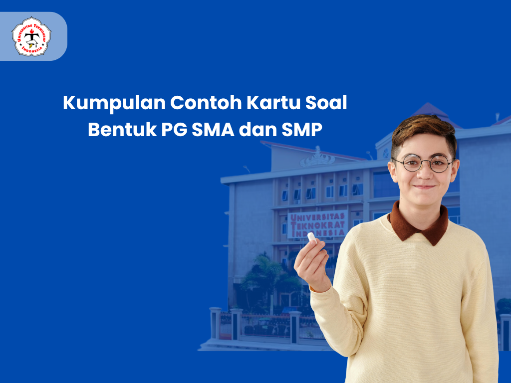 Kumpulan Contoh Kartu Soal Bentuk PG SMA dan SMP