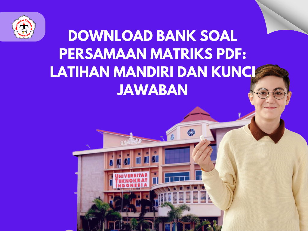Download Bank Soal Persamaan Matriks PDF: Latihan Mandiri dan Kunci Jawaban