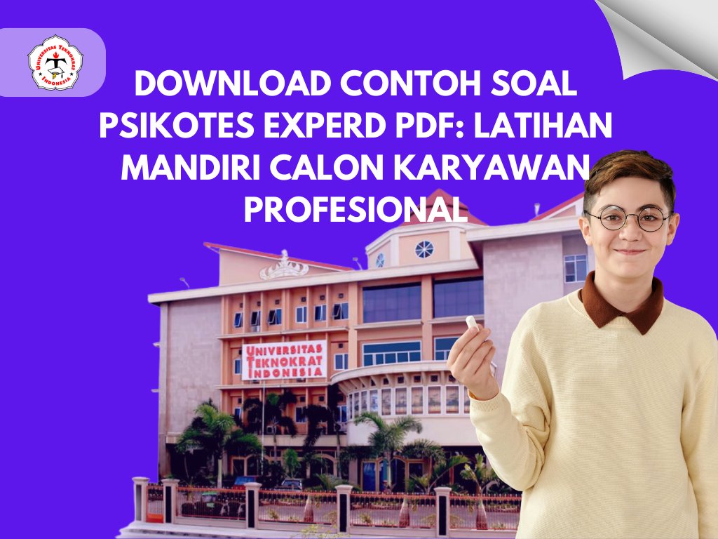 Download Contoh Soal Psikotes Experd PDF: Latihan Mandiri Calon Karyawan Profesional