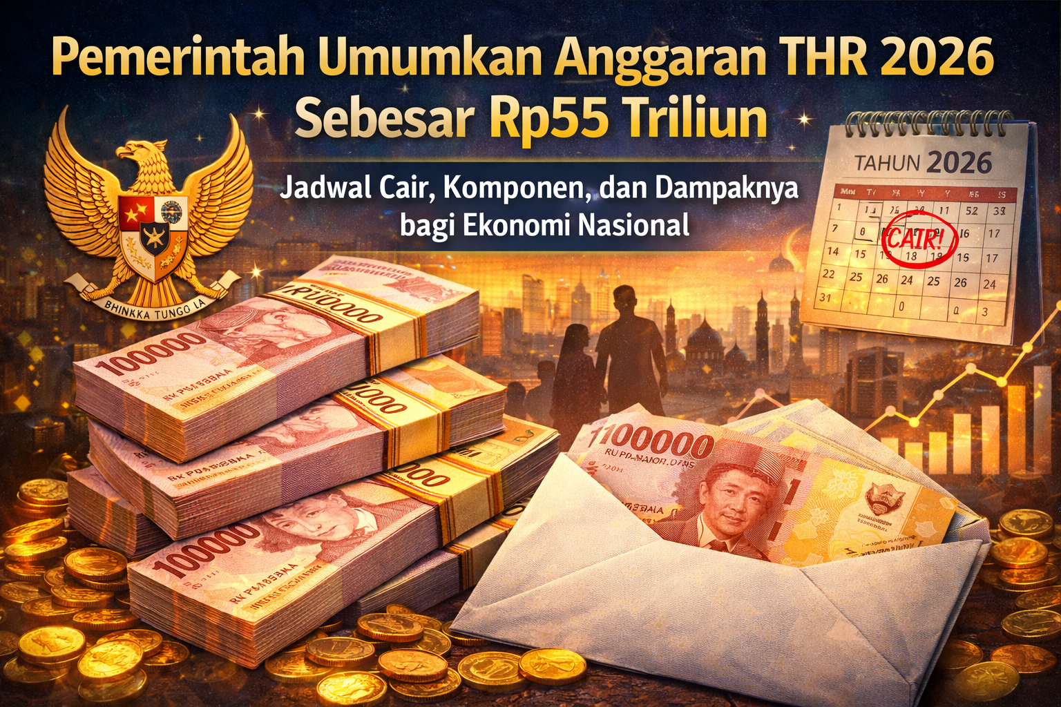 Anggaran THR 2026 Sebesar Rp55 Triliun