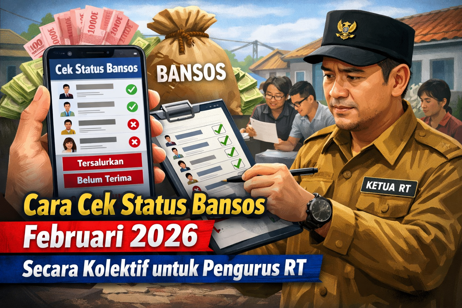 Cara Cek Status Bansos Februari 2026 Secara Kolektif untuk Pengurus RT