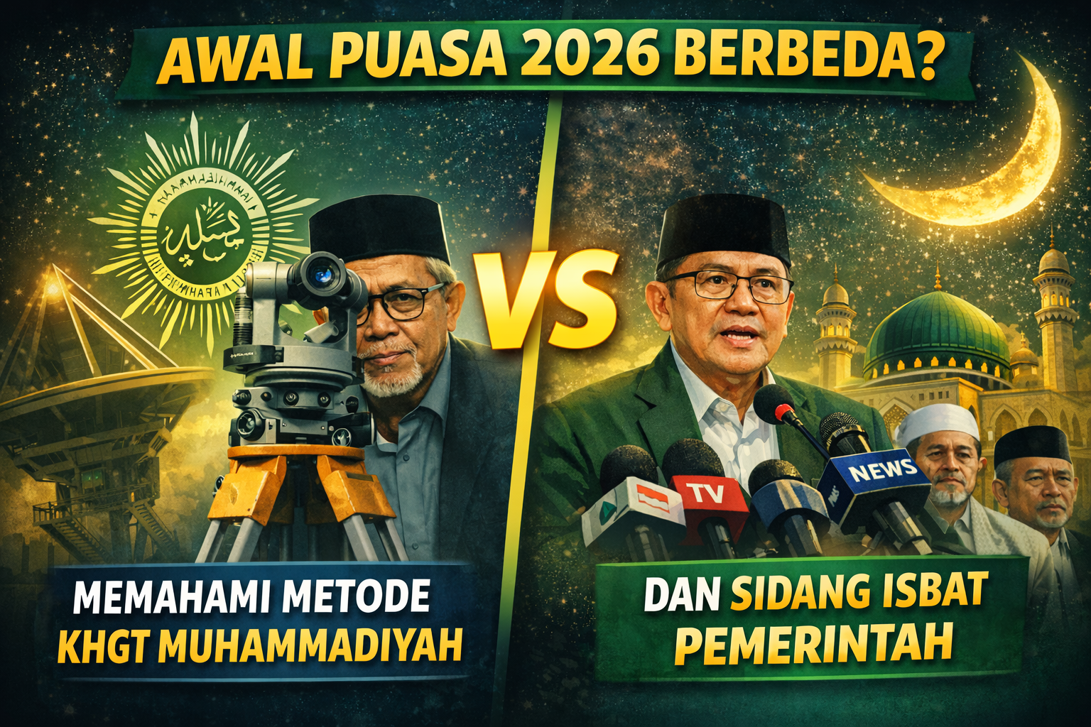 Awal Puasa 2026 Berbeda