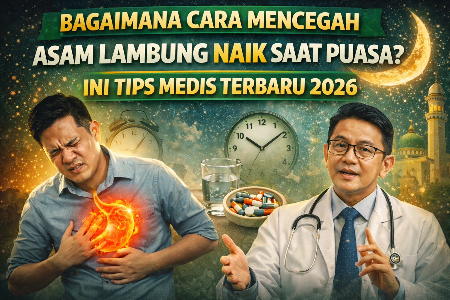 Cara Mencegah Asam Lambung Naik Saat Puasa