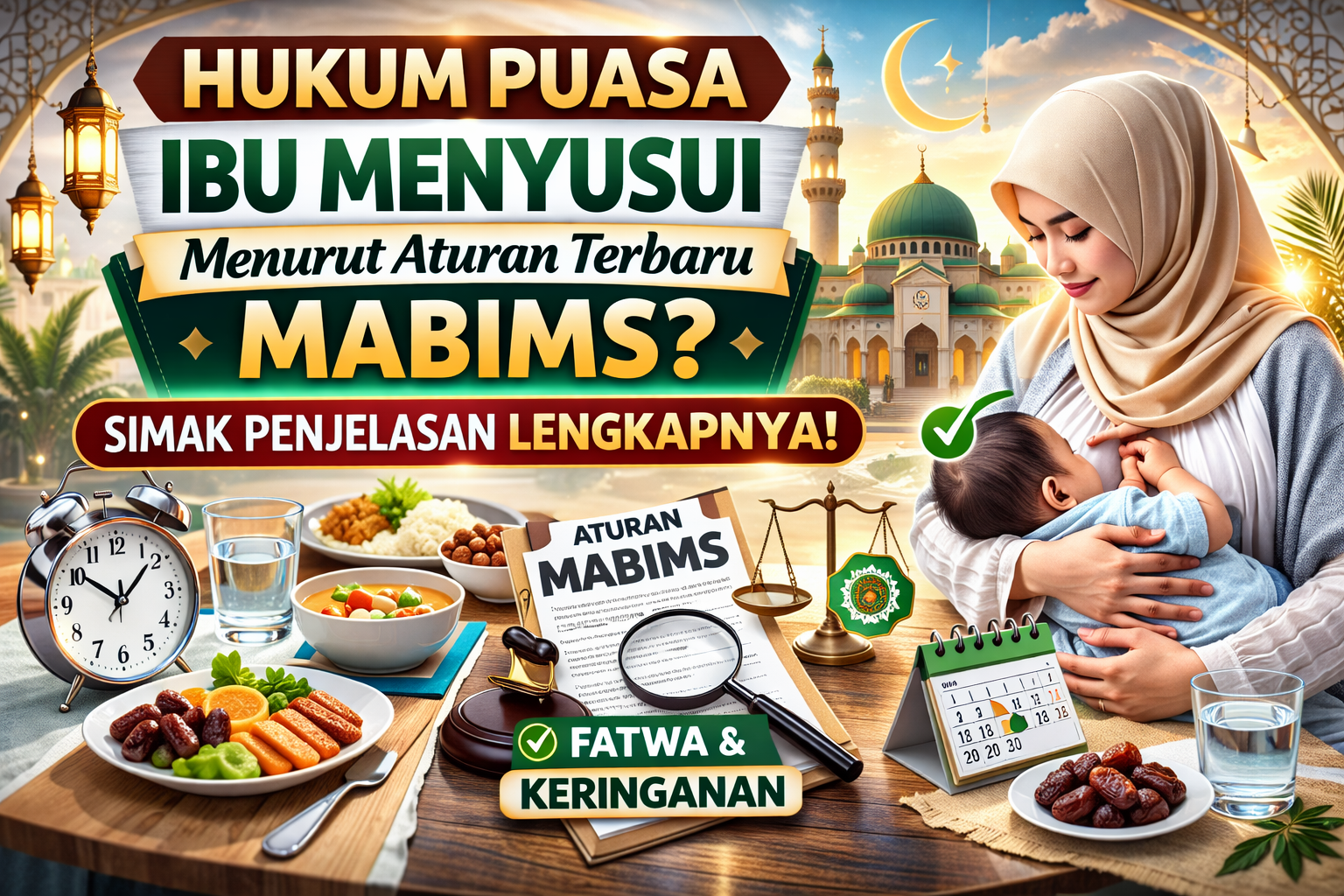 Hukum Puasa Ibu Menyusui