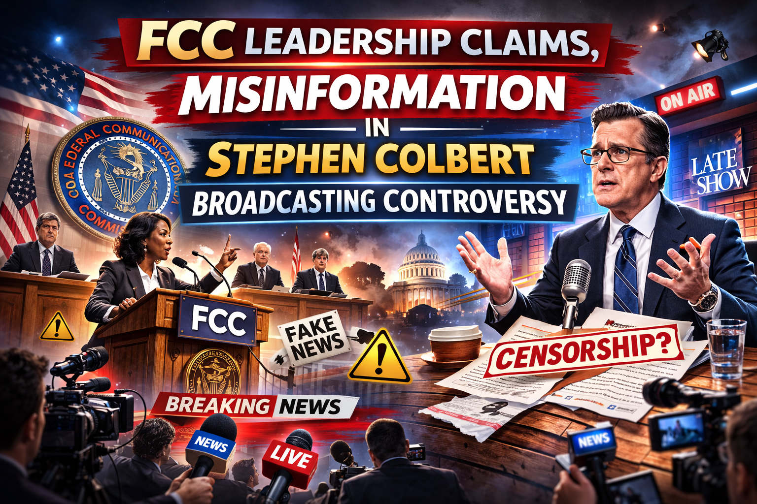 Stephen Colbert Broadcasting Controversy