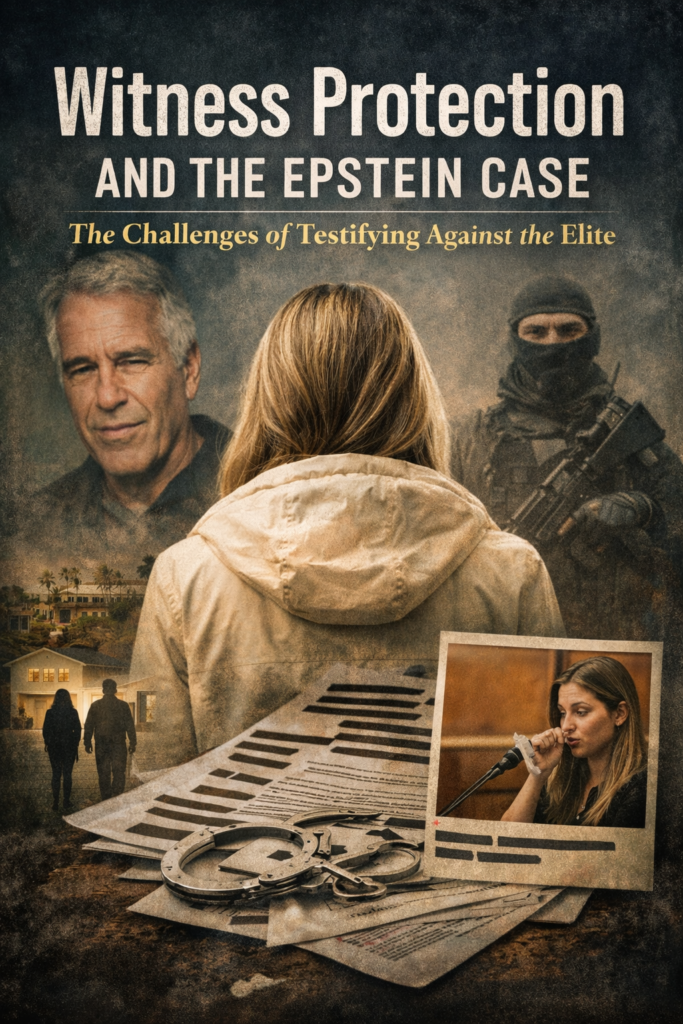 Witness Protection and the Epstein Case: The Challenges of Testifying ...