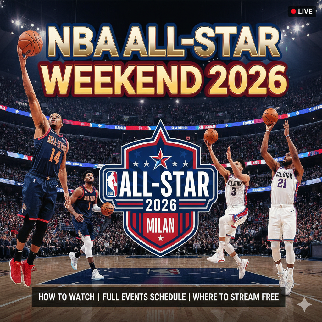 NBA All-Star Weekend 2026: How to watch, full events schedule, where to stream free and more