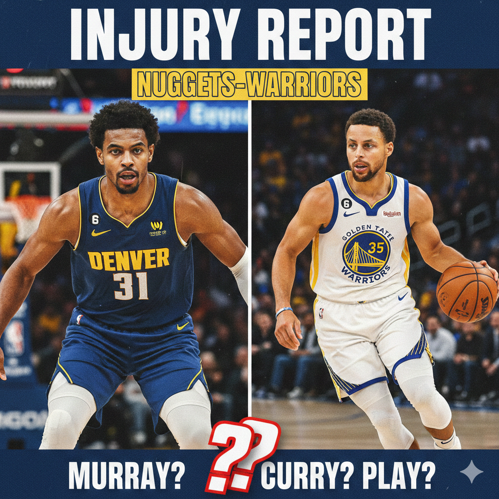 Final Injury Report for Nuggets-Warriors: Will Jamal Murray, Stephen Curry Play?