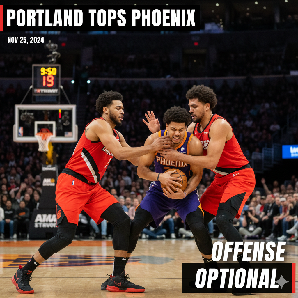 Offense Optional as Portland Tops Phoenix