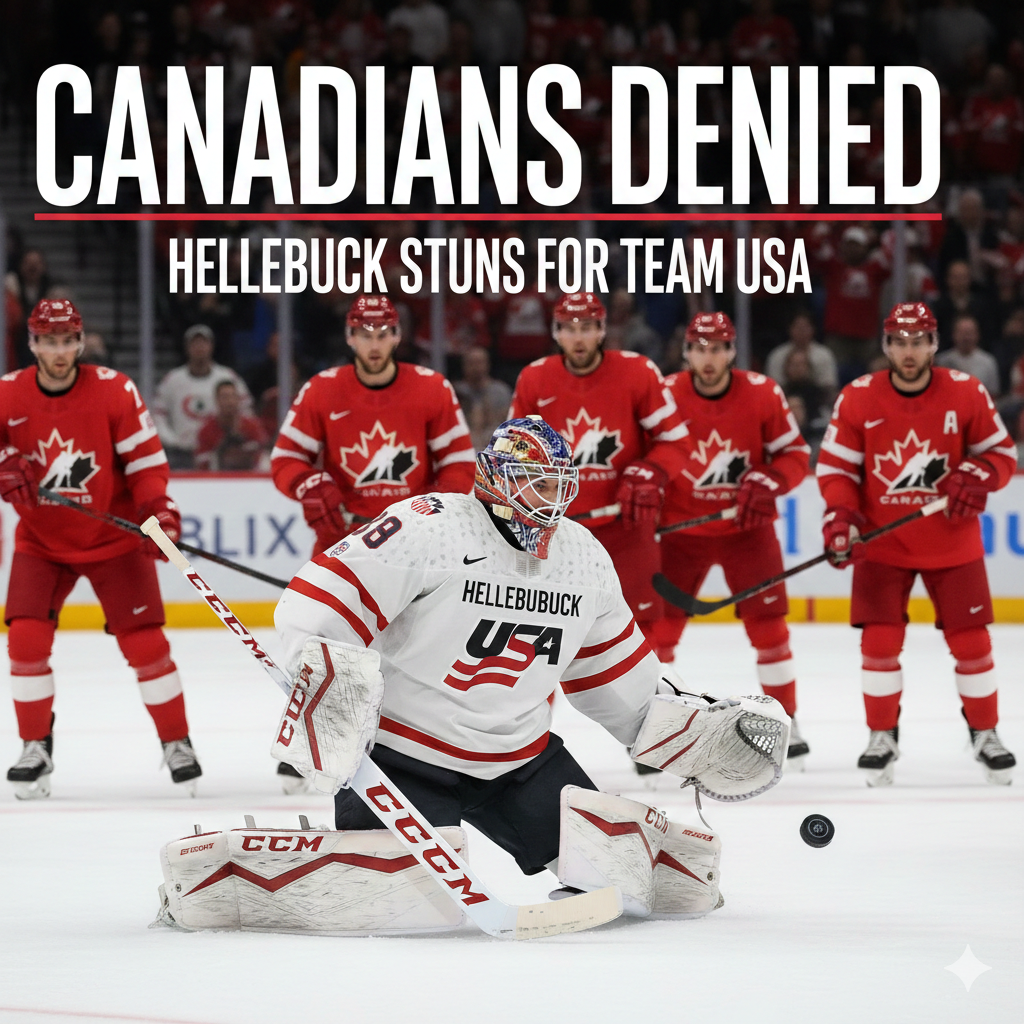 Canadians seemed destined for gold, until Connor Hellebuyck stood in the way