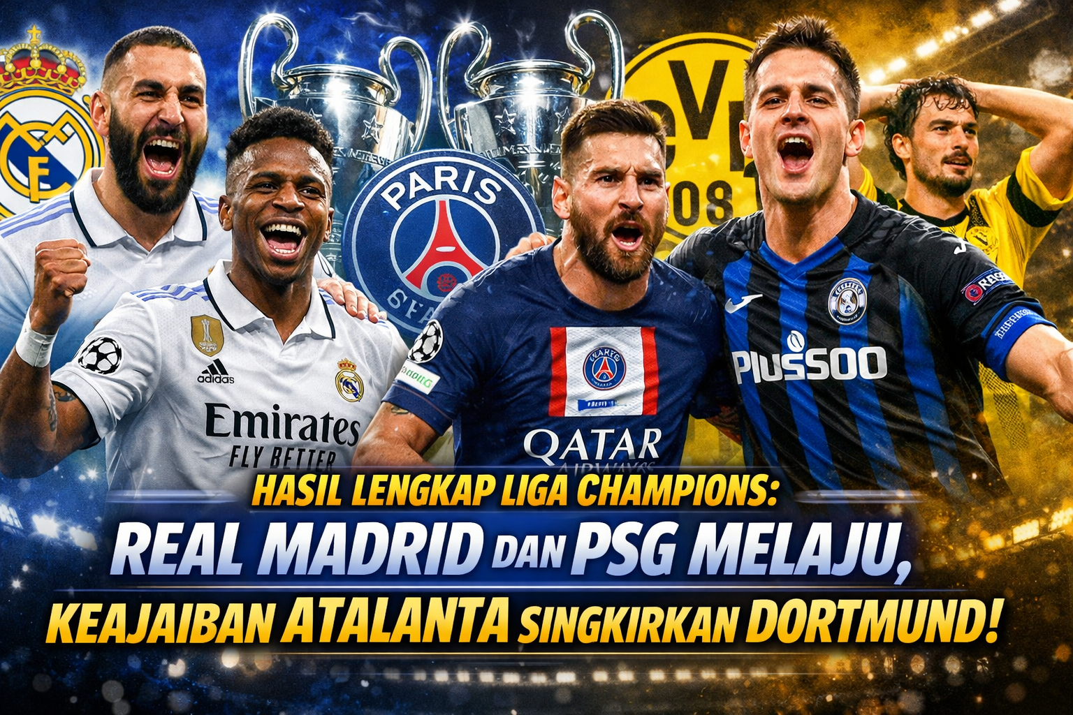 Hasil Lengkap Liga Champions