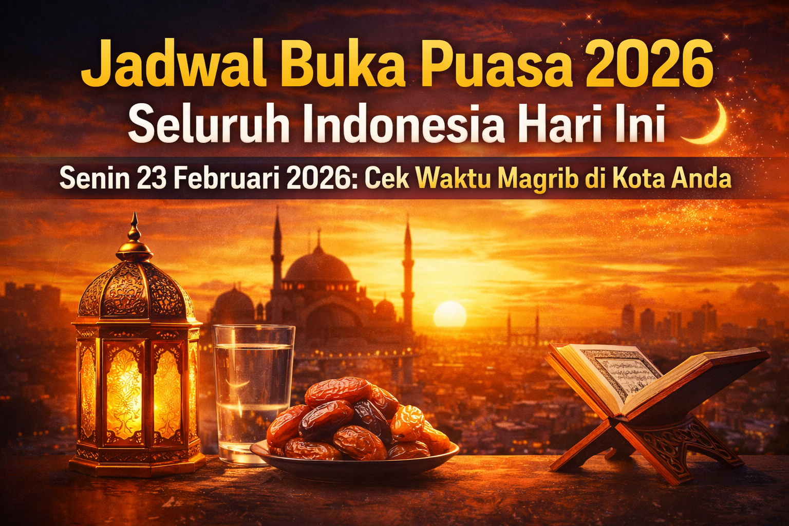 Jadwal Buka Puasa 2026