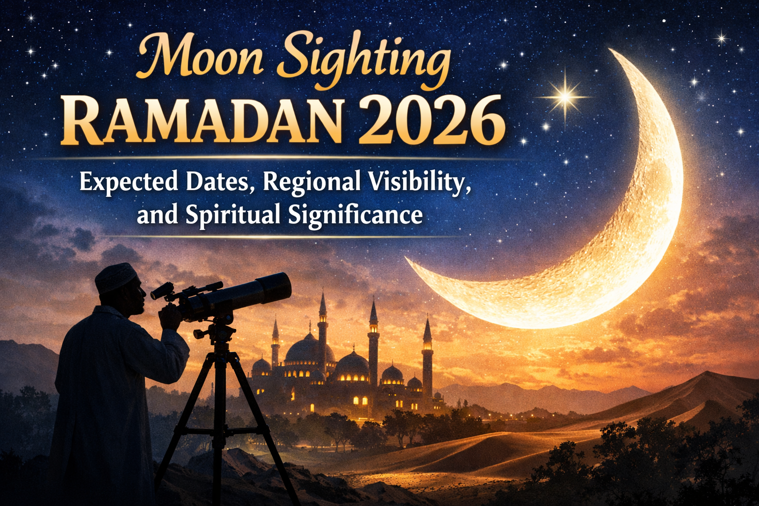 Moon Sighting Ramadan 2026
