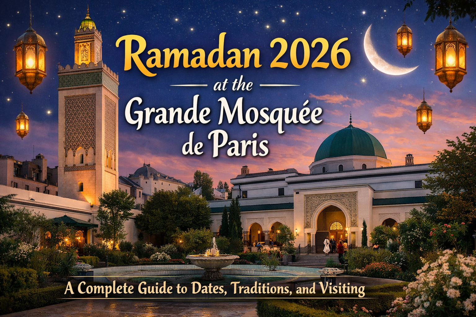 Ramadan 2026 at the Grande Mosquée de Paris