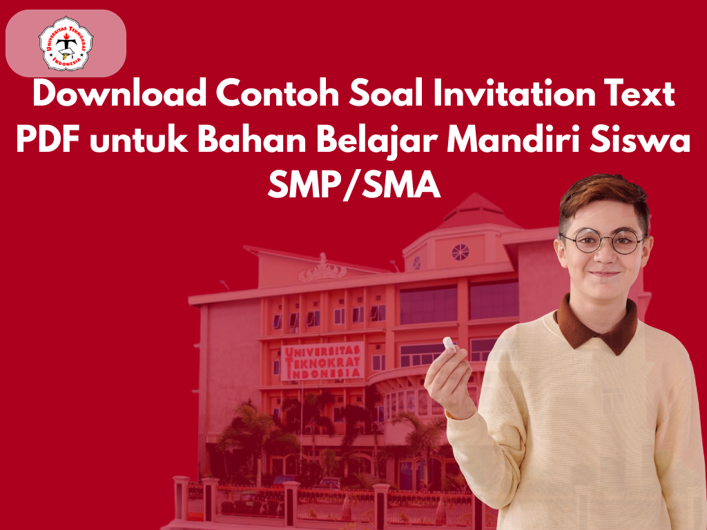 Download Contoh Soal Invitation Text PDF untuk Bahan Belajar Mandiri Siswa SMP/SMA
