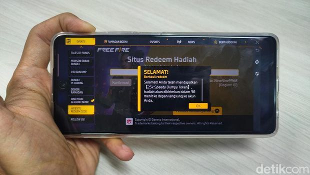 30+ Kode Redeem Free Fire 22 Maret 2026: Diskon 50% di Luck Royale dan Bonus Diamond Gratis!