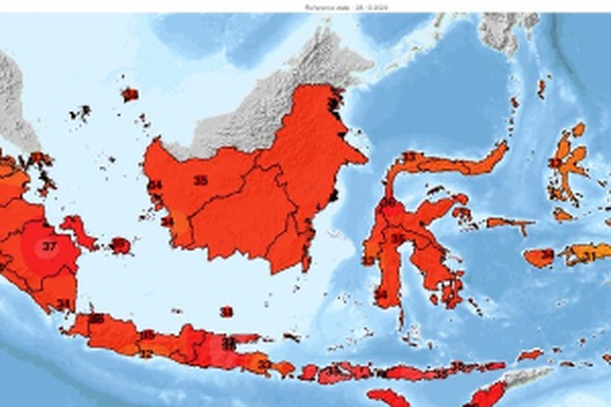 BMKG Prediksi Suhu Jakarta Tembus 34°C: Kota Terpanas Indonesia Siap Hadapi Gelombang Panas