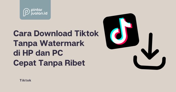 Cara Download Video TikTok Tanpa Watermark: Panduan Lengkap di Era Streaming dan Kebijakan Digital