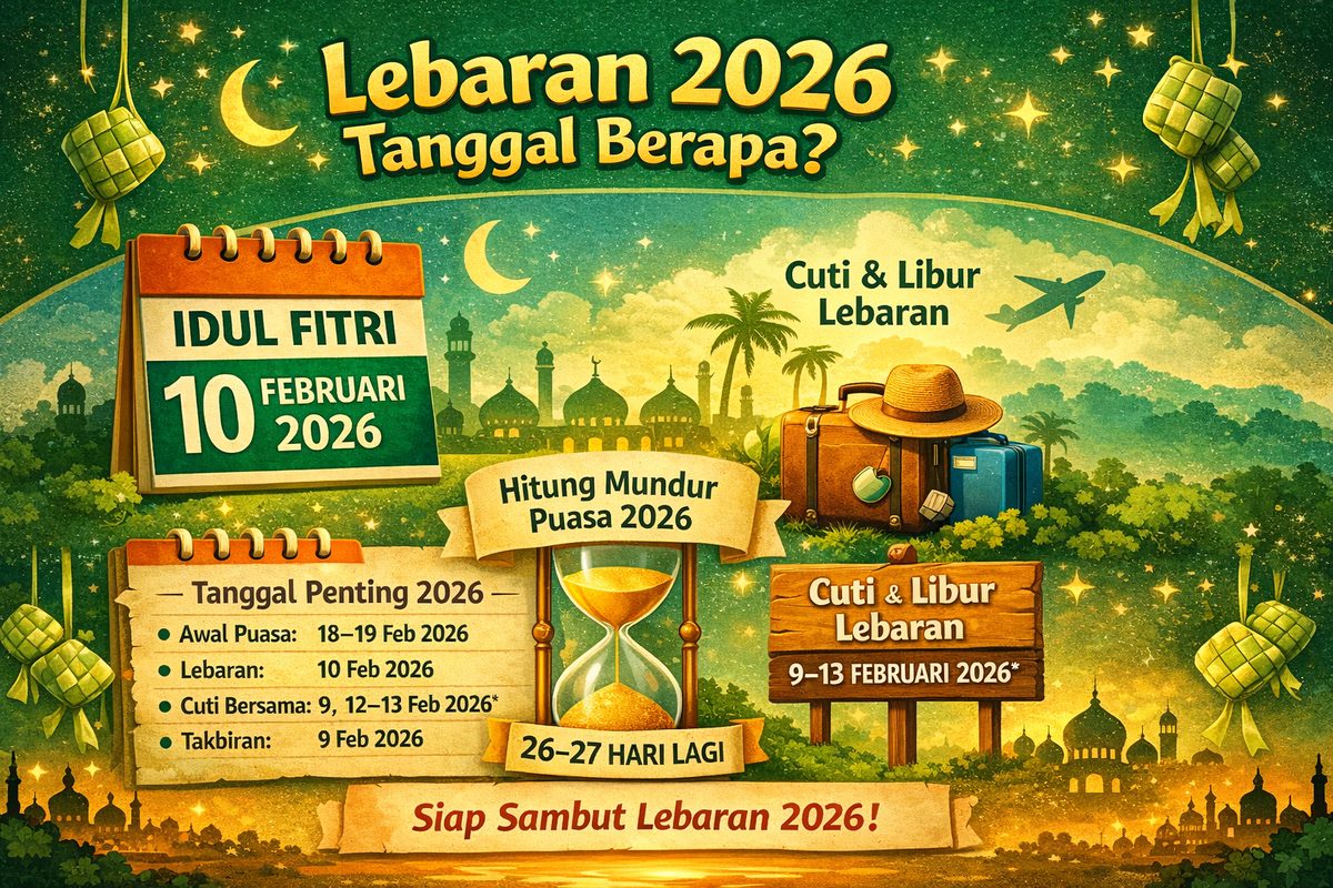 Hitung Mundur Lebaran 2026: Tanggal Pastinya, Sidang Isbat, dan Jadwal Cuti Bersama!