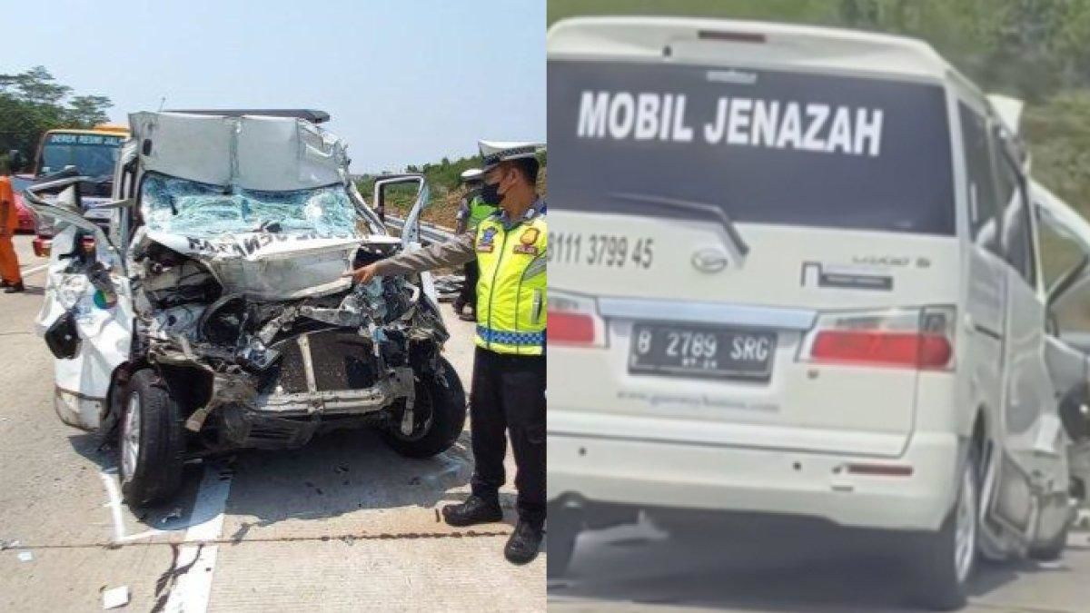 Innalillahi, 2 Orang Tewas Seusai Mobil Xpander Tabrak Bus di Tol Batang