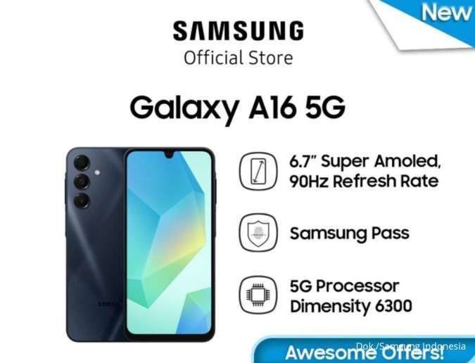 Samsung A16 5G Meroket, Harga Terbaru di Bawah Rp3 Juta – Penawaran Termurah 2026!
