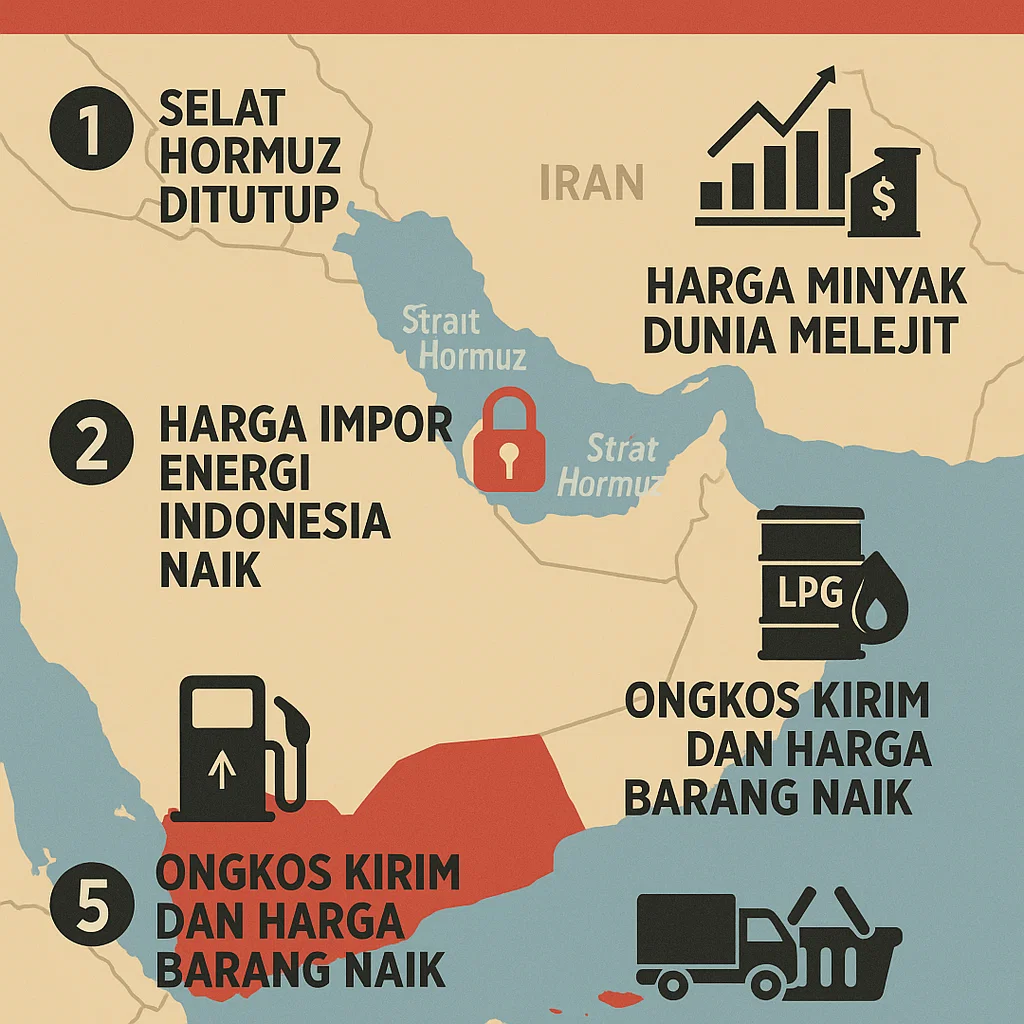 Ekspor Minyak Saudi Turun 50%: Penutupan Selat Hormuz Guncang Pasar Energi Global