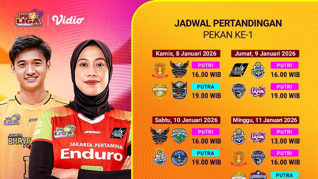 Jadwal Final Four Proliga 2026 Solo: Megawati Hangestri Pimpin Penebusan Enduro, Bhayangkara Presisi Siap Tunjukkan Dominasi