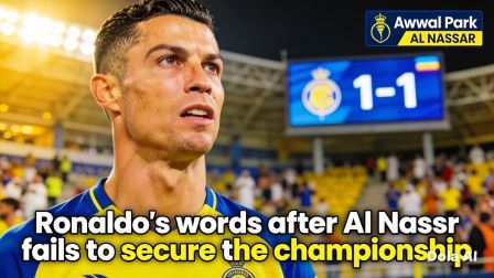 Pesan Ronaldo Usai Al Nassr Gagal Langsung Juara Liga Arab Saudi
