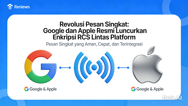Google dan Apple Resmi Luncurkan Enkripsi RCS Lintas Platform
