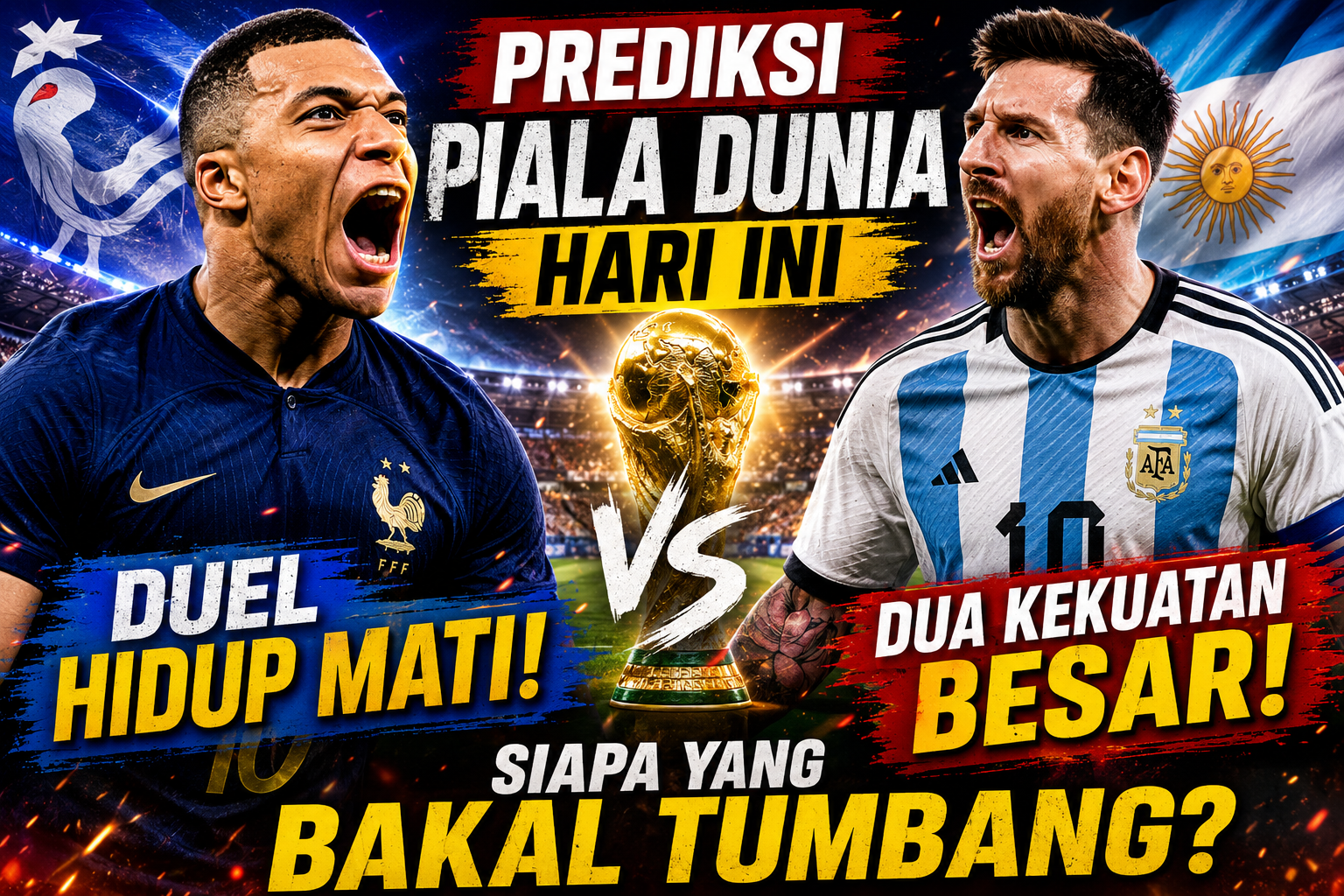 Prediksi Piala Dunia Hari Ini: Duel Hidup Mati Dua Kekuatan Besar, Siapa yang Bakal Tumbang?