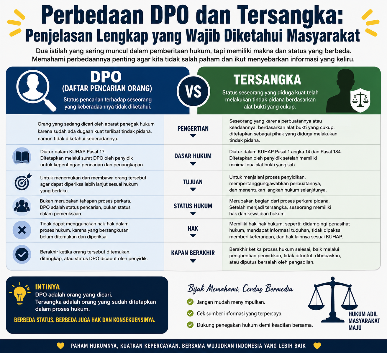 Perbedaan DPO dan Tersangka: Penjelasan Lengkap yang Wajib Diketahui Masyarakat