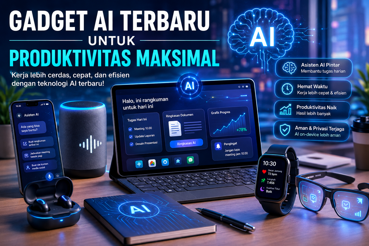 Gadget AI Terbaru untuk Produktivitas Maksimal