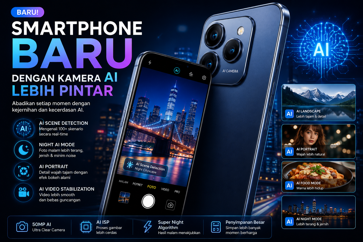 Smartphone Baru dengan Kamera AI Lebih Pintar: Era Baru Fotografi Mobile