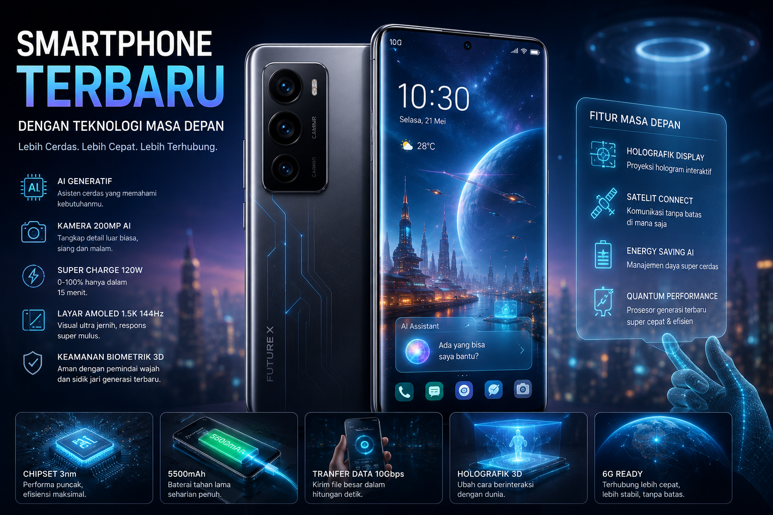 Smartphone Terbaru dengan Teknologi Masa Depan: Lompatan Generasi Baru Gawai Anda