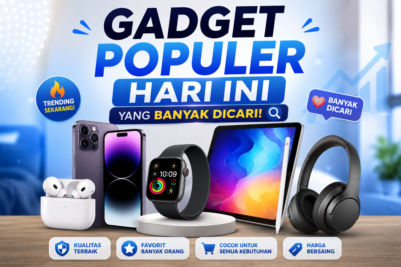 Gadget Populer Hari Ini yang Banyak Dicari: Tren Teknologi Terhangat Tahun Ini