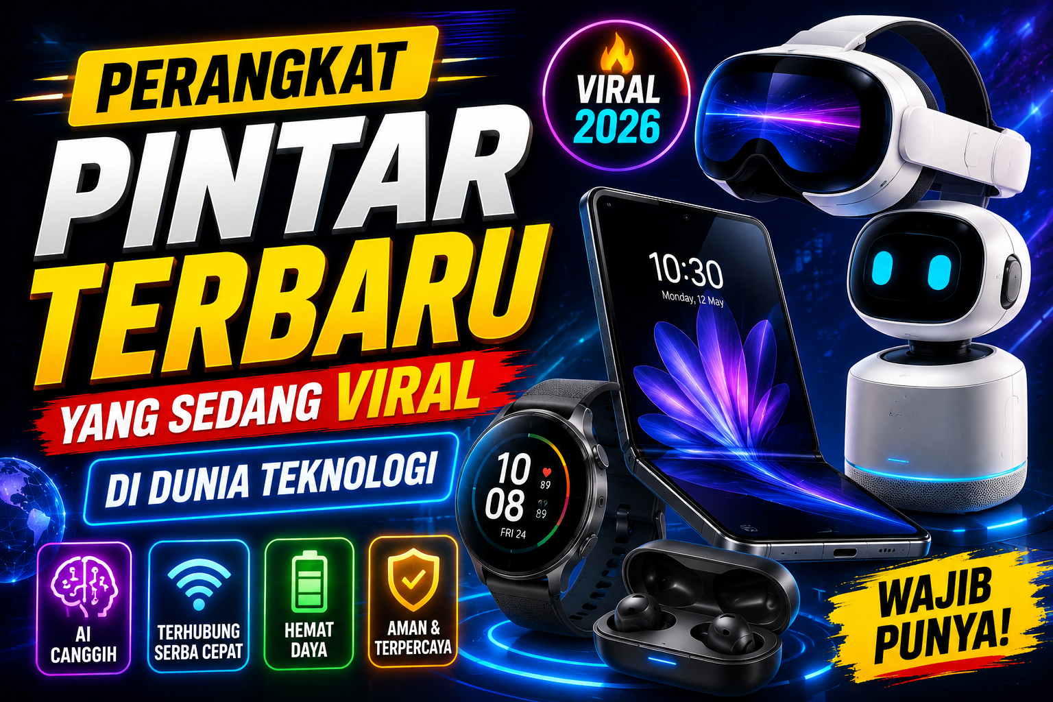 Perangkat Pintar Terbaru yang Sedang Viral di Dunia Teknologi