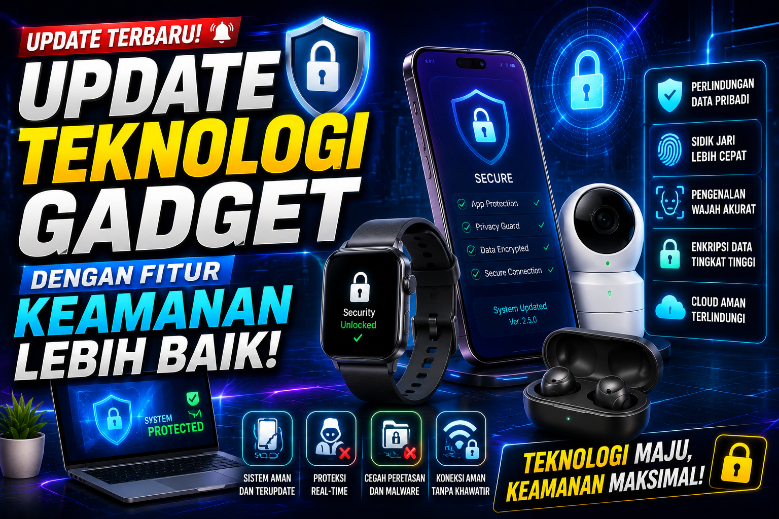 Update Teknologi Gadget dengan Fitur Keamanan Lebih Baik