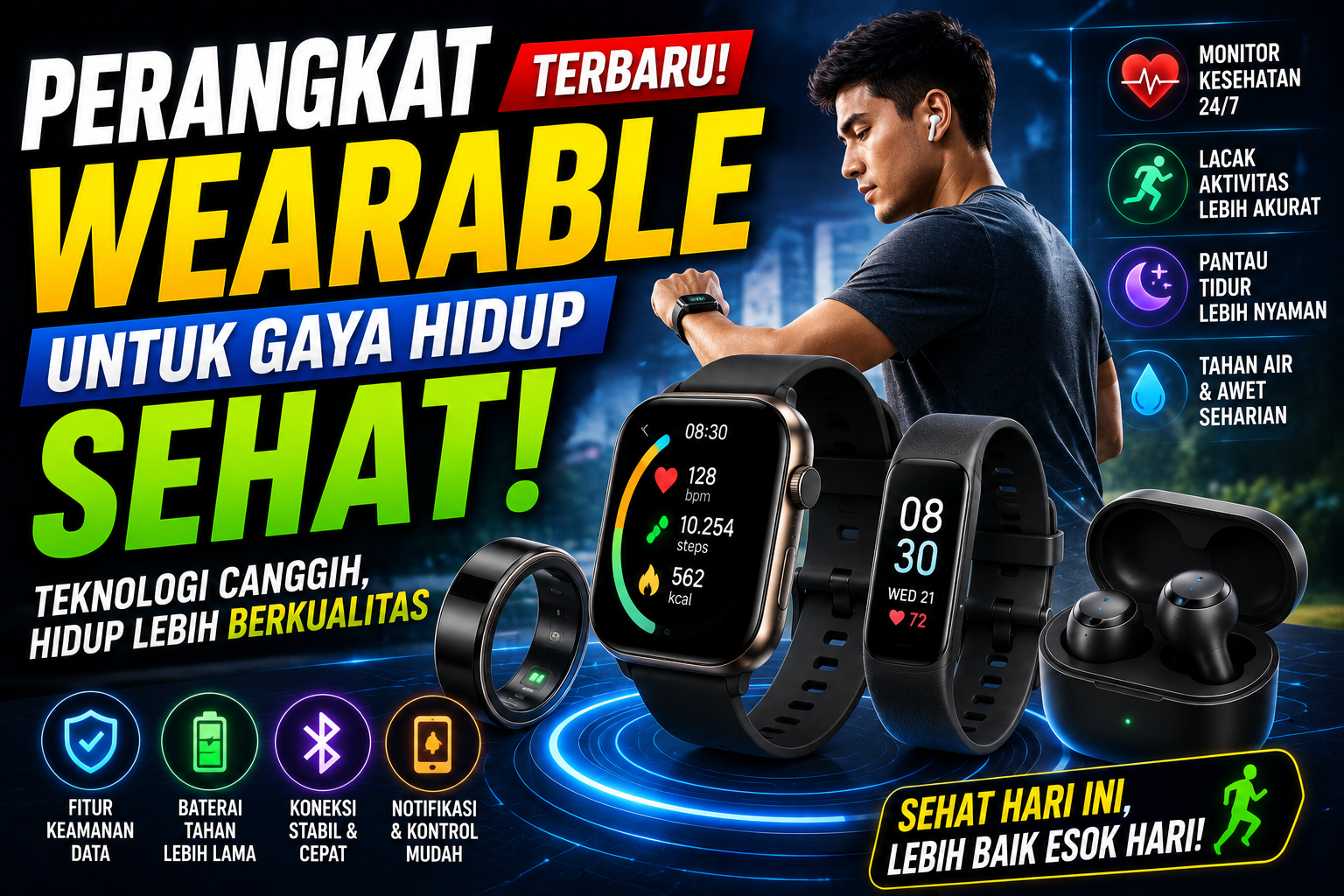 Perangkat Wearable Terbaru untuk Gaya Hidup Sehat