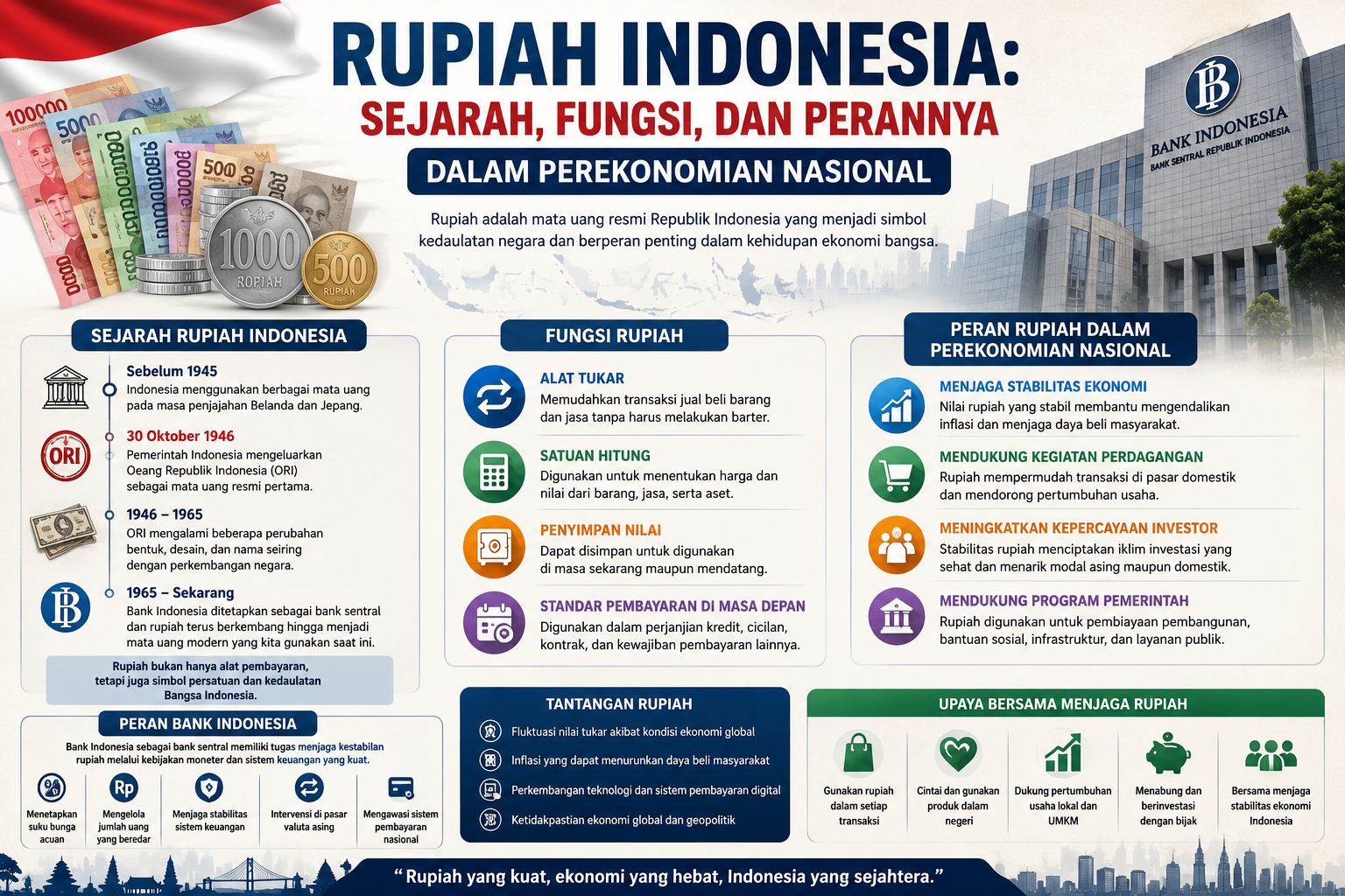 Rupiah Indonesia: Sejarah, Fungsi, dan Perannya dalam Perekonomian Nasional