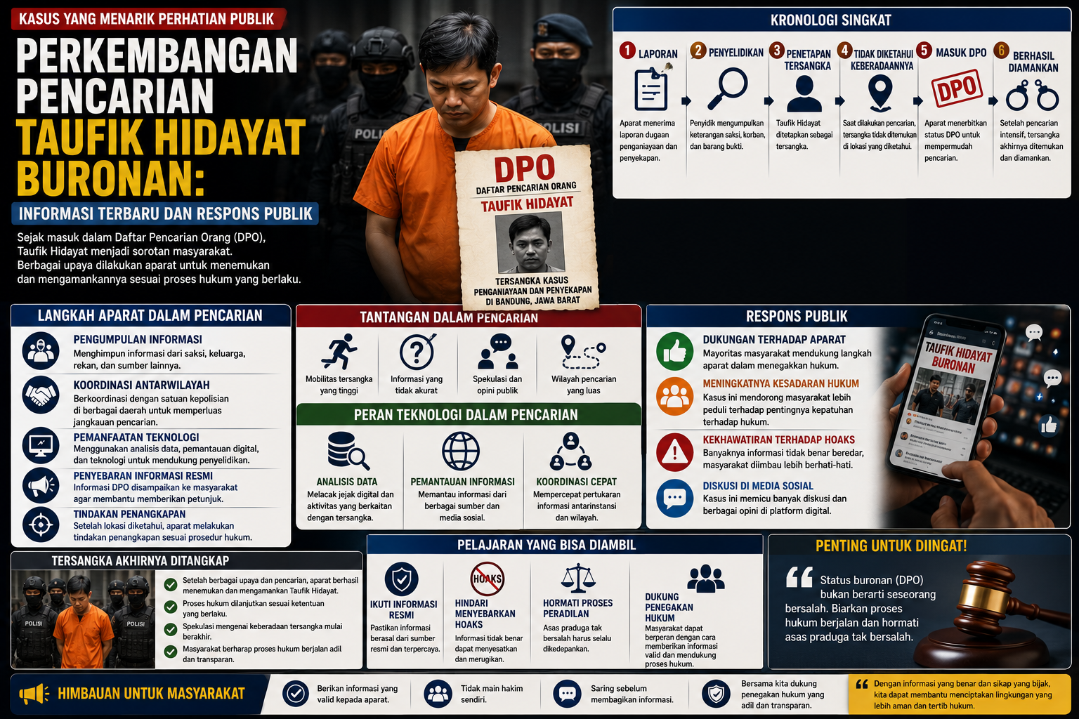 Perkembangan Pencarian Taufik Hidayat Buronan: Informasi Terbaru dan Respons Publik