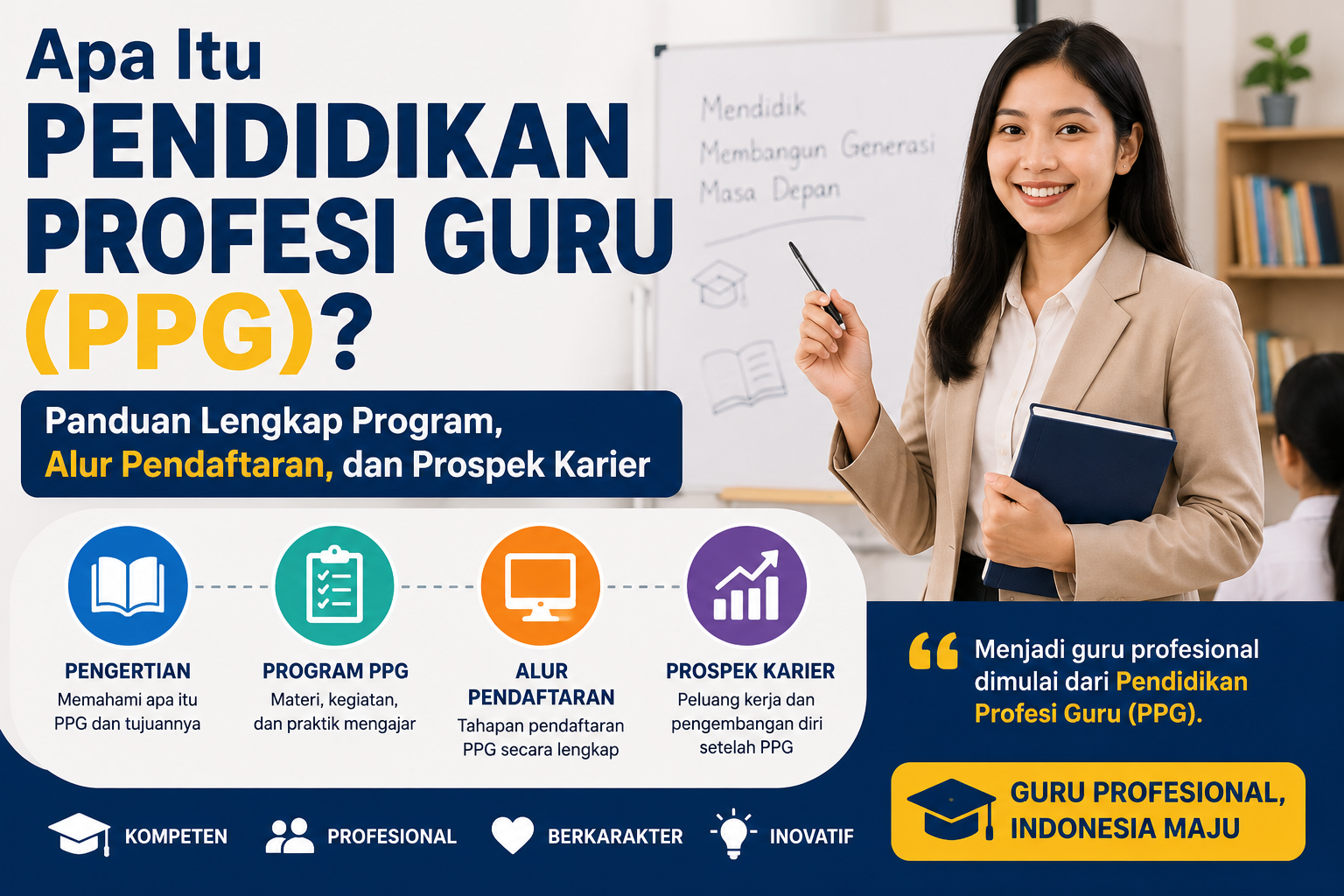 Apa Itu Pendidikan Profesi Guru (PPG)? Panduan Lengkap Program, Alur Pendaftaran, dan Prospek Karier.