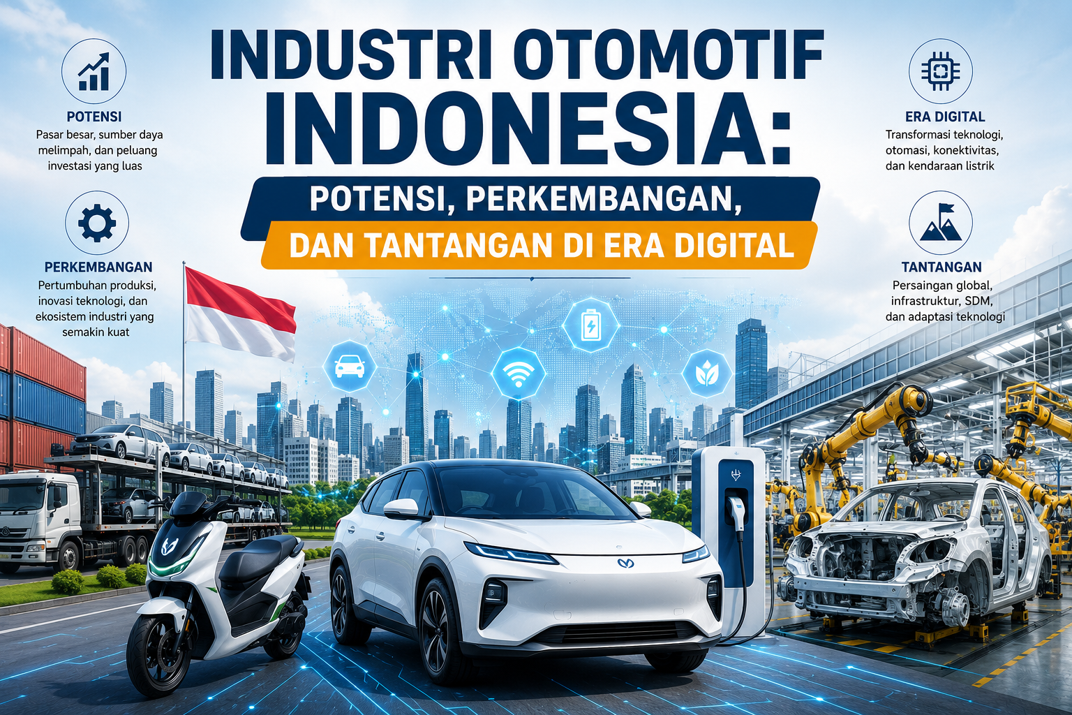 Industri Otomotif Indonesia: Potensi, Perkembangan, dan Tantangan di Era Digital