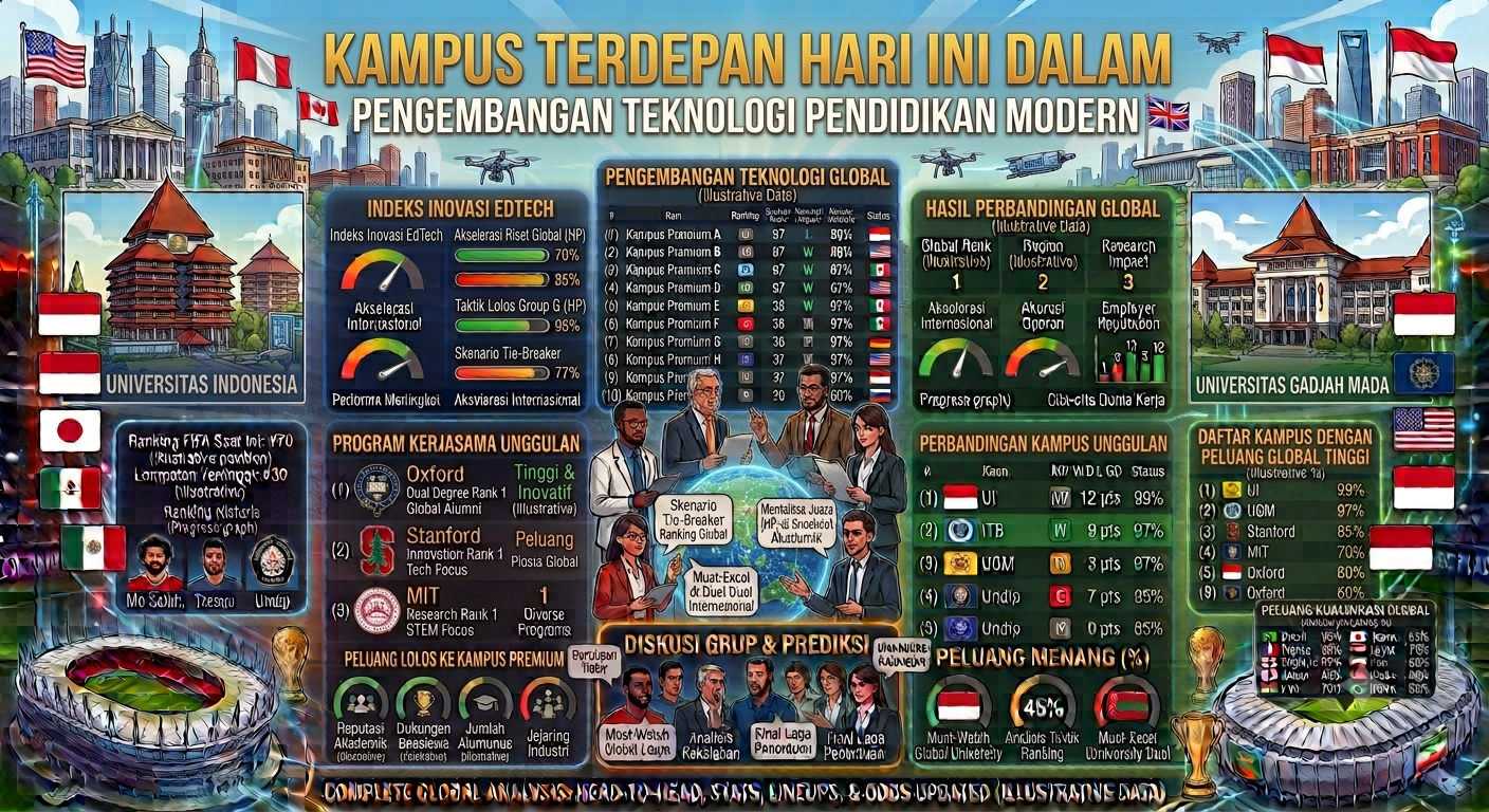Kampus Terdepan Hari Ini dalam Pengembangan Teknologi Pendidikan Modern