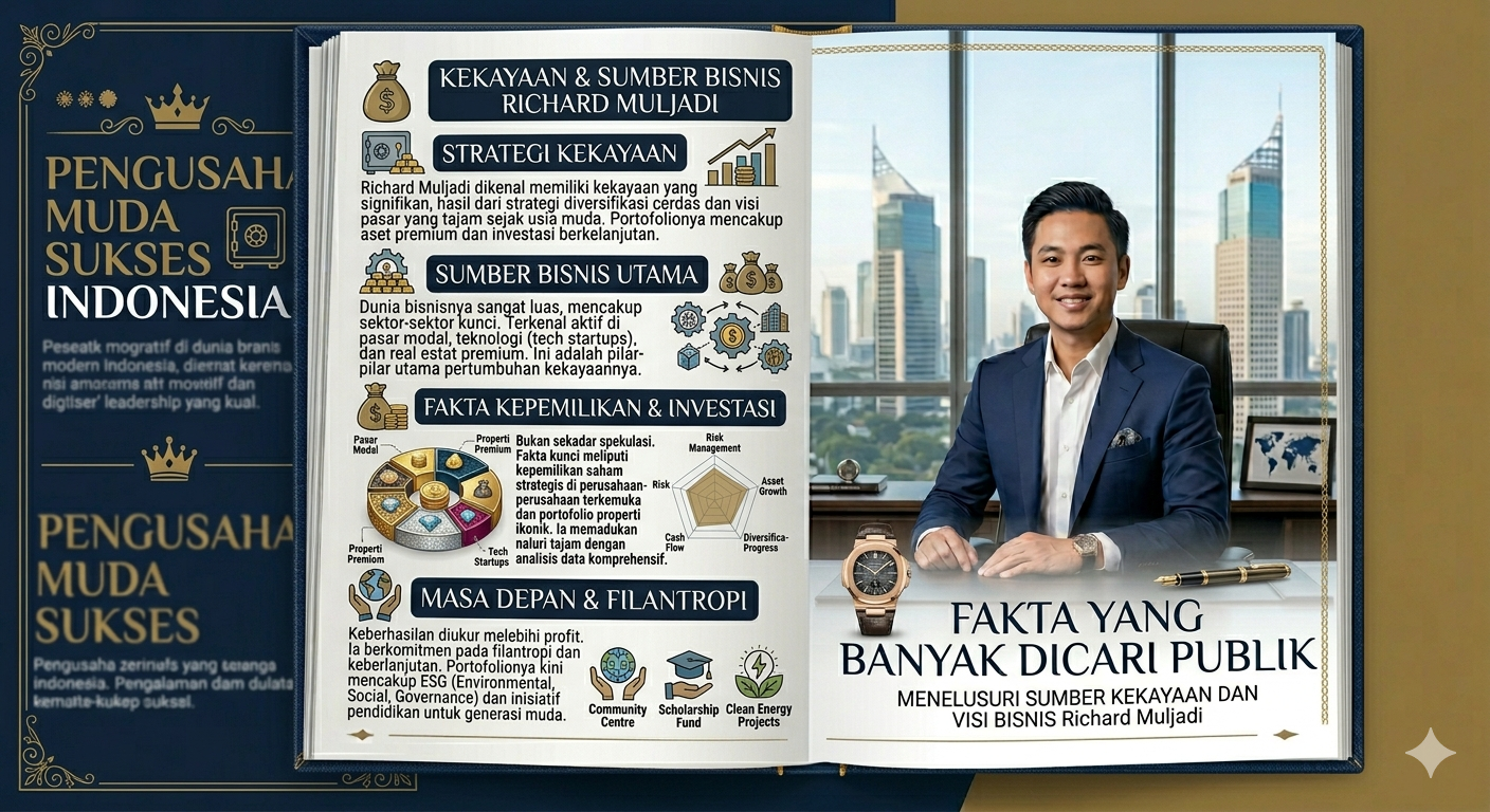 Kekayaan Richard Muljadi dan Sumber Bisnisnya: Ini Fakta yang Banyak Dicari Publik